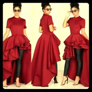 High Low peplum top/dress